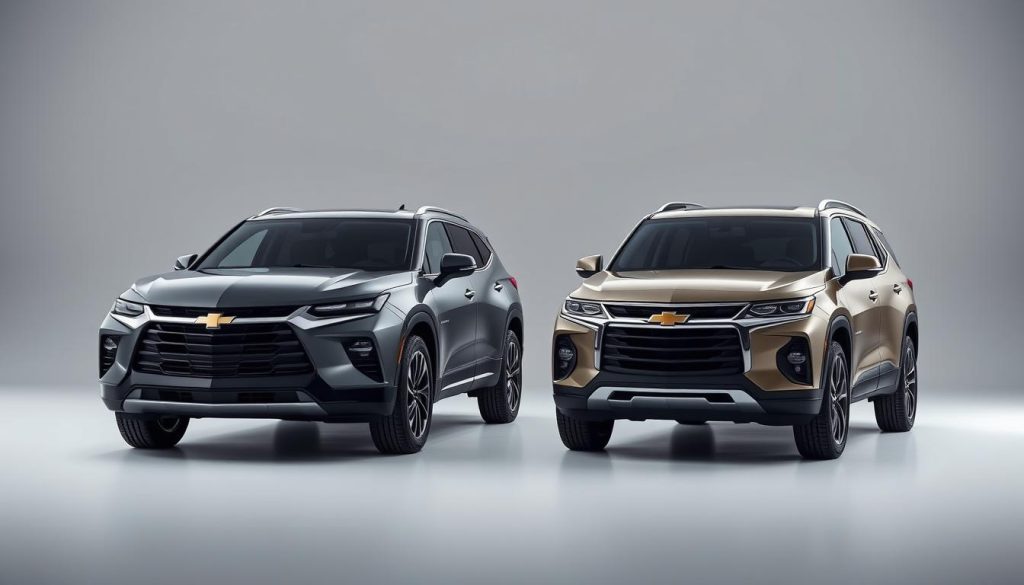 Chevy Blazer and Trailblazer Exterior Comparison