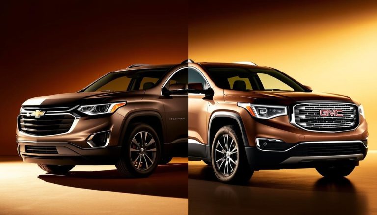 Chevy Traverse and GMC Acadia SUV Comparison