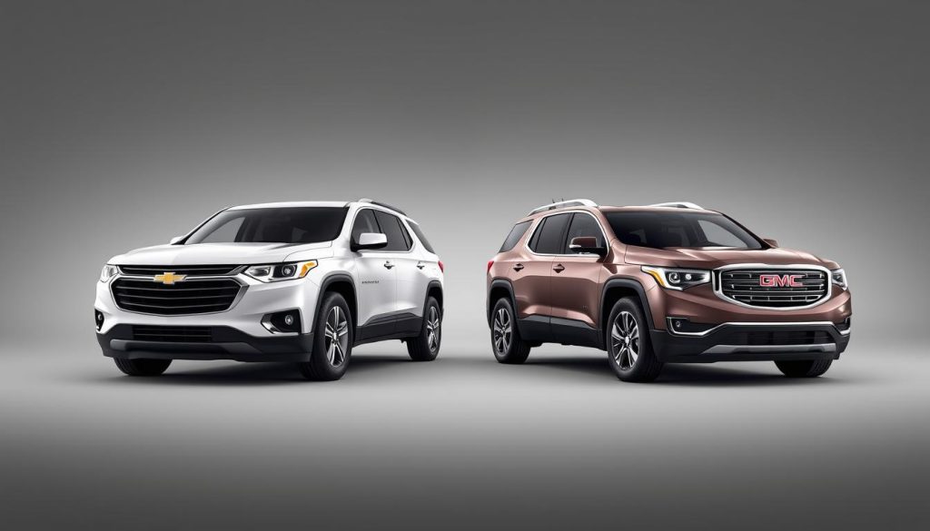 Chevy Traverse and GMC Acadia Safety Comparison