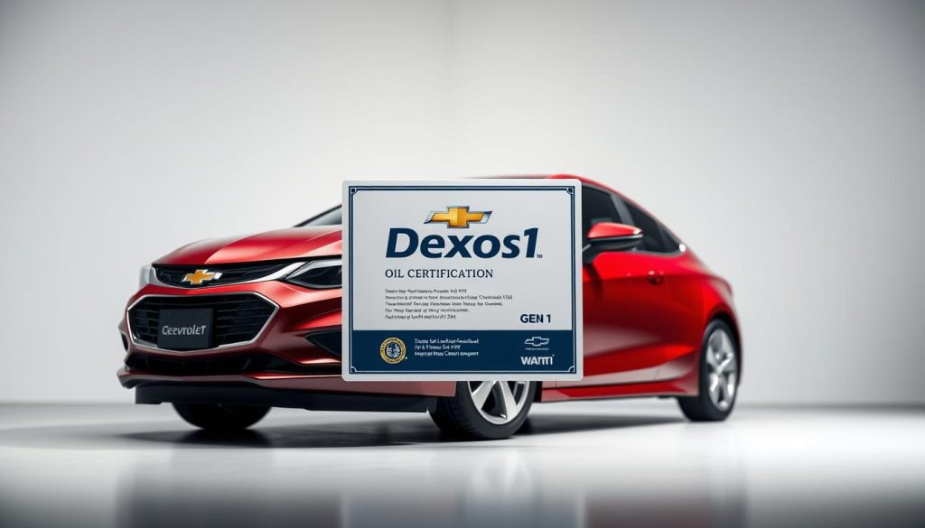 Dexos1 Gen2 Oil Certification for Chevrolet Cruze