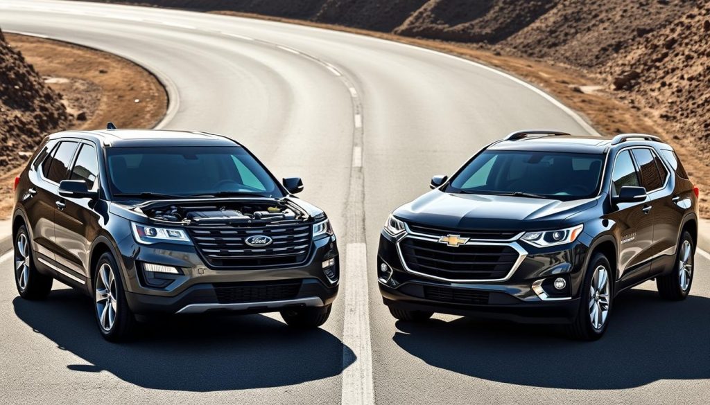 Ford Explorer vs Chevy Traverse Performance Comparison