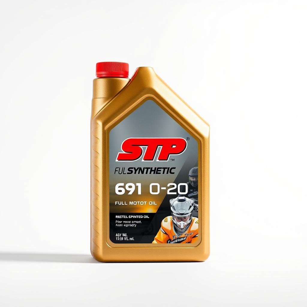 STP Full Synthetic 0W-20 oil bottle