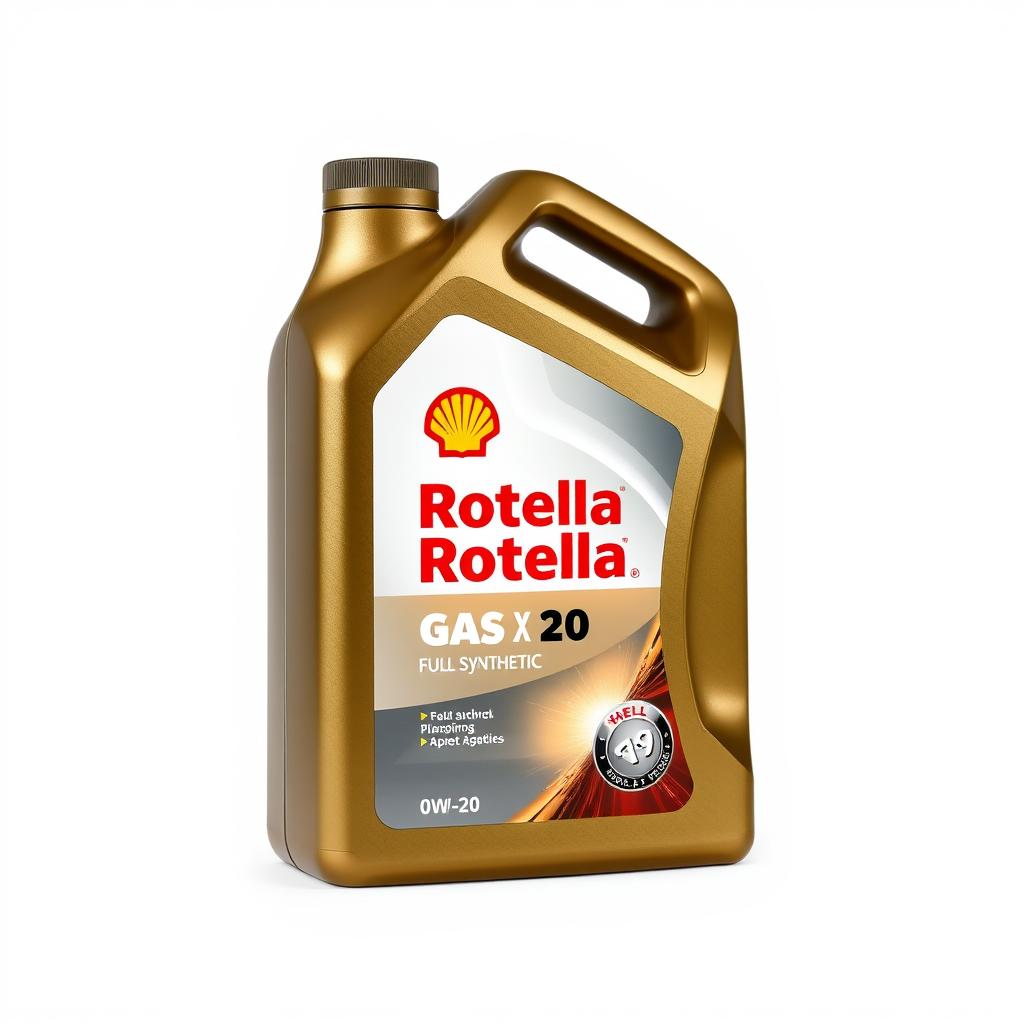 Shell Rotella Gas Truck Full Synthetic 0W-20 oil bottle
